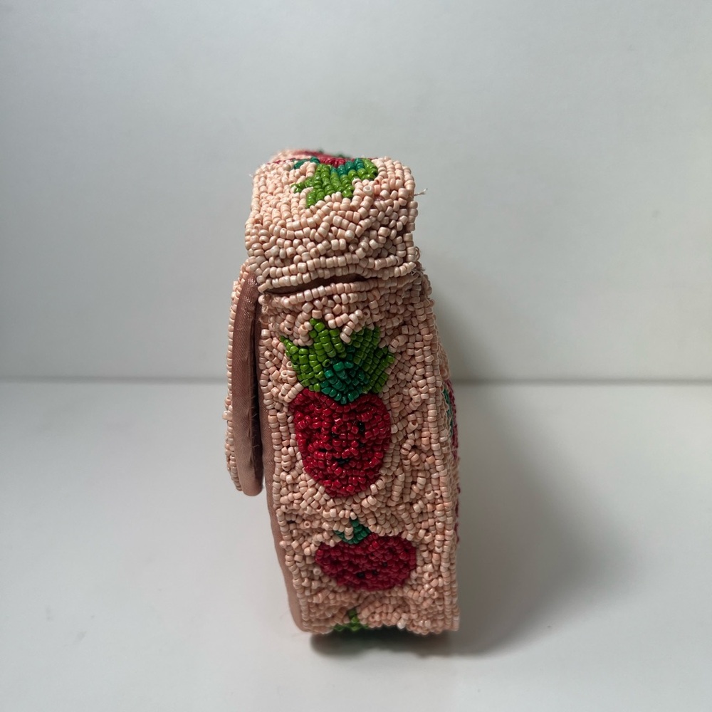 Sincerely Jules Viral Strawberry Tomato Beaded Shoulder Bag Purse Handbag - Picture 6 of 11